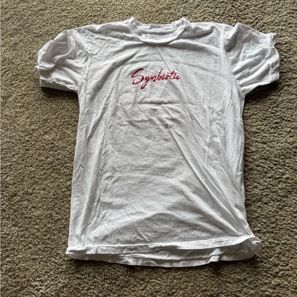White Short Sleeve Tee Classic Crew Neck